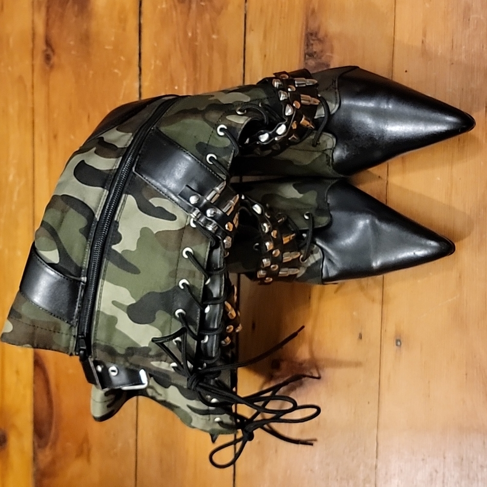 Camo High Heel Shoes